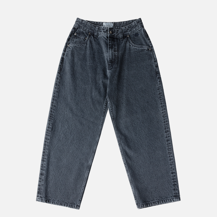 Dime Baggy Denim Pants Overdyed Blue