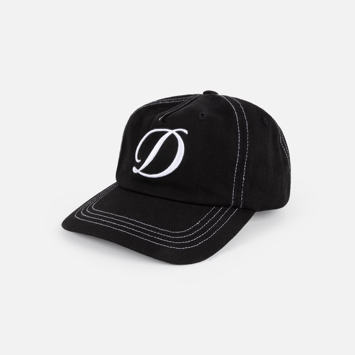 Dime Cursive Denim Worker Cap Washed Black