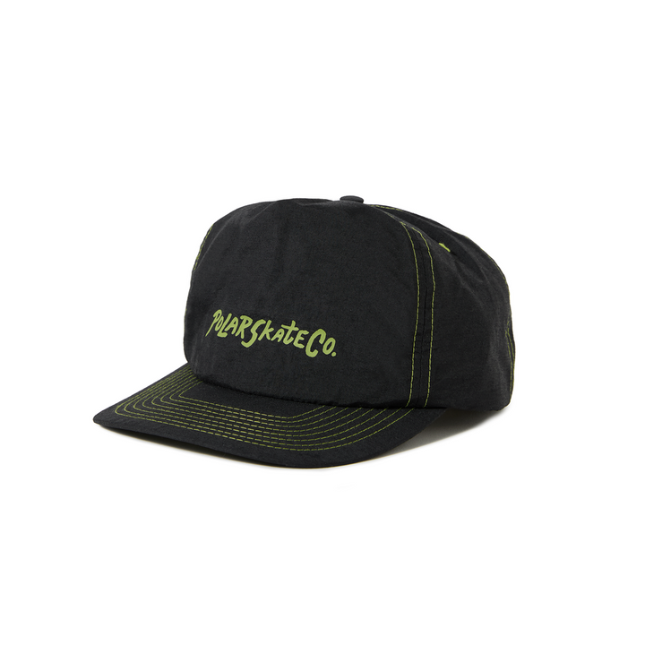 Polar Skate Co. Earl Cap Black/Lime