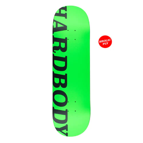 Hardbody Brolic Ply Green Logo Deck