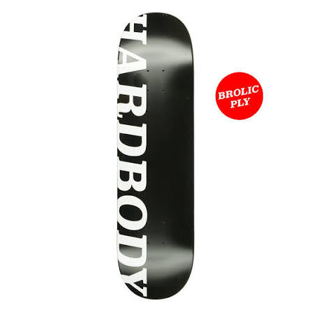 Hardbody Brolic Ply Black/White Logo Deck