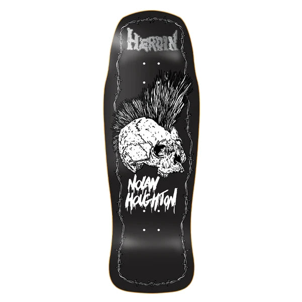 Heroin Skateboards Nolan Houghton KO2 Skull Deck 10.2