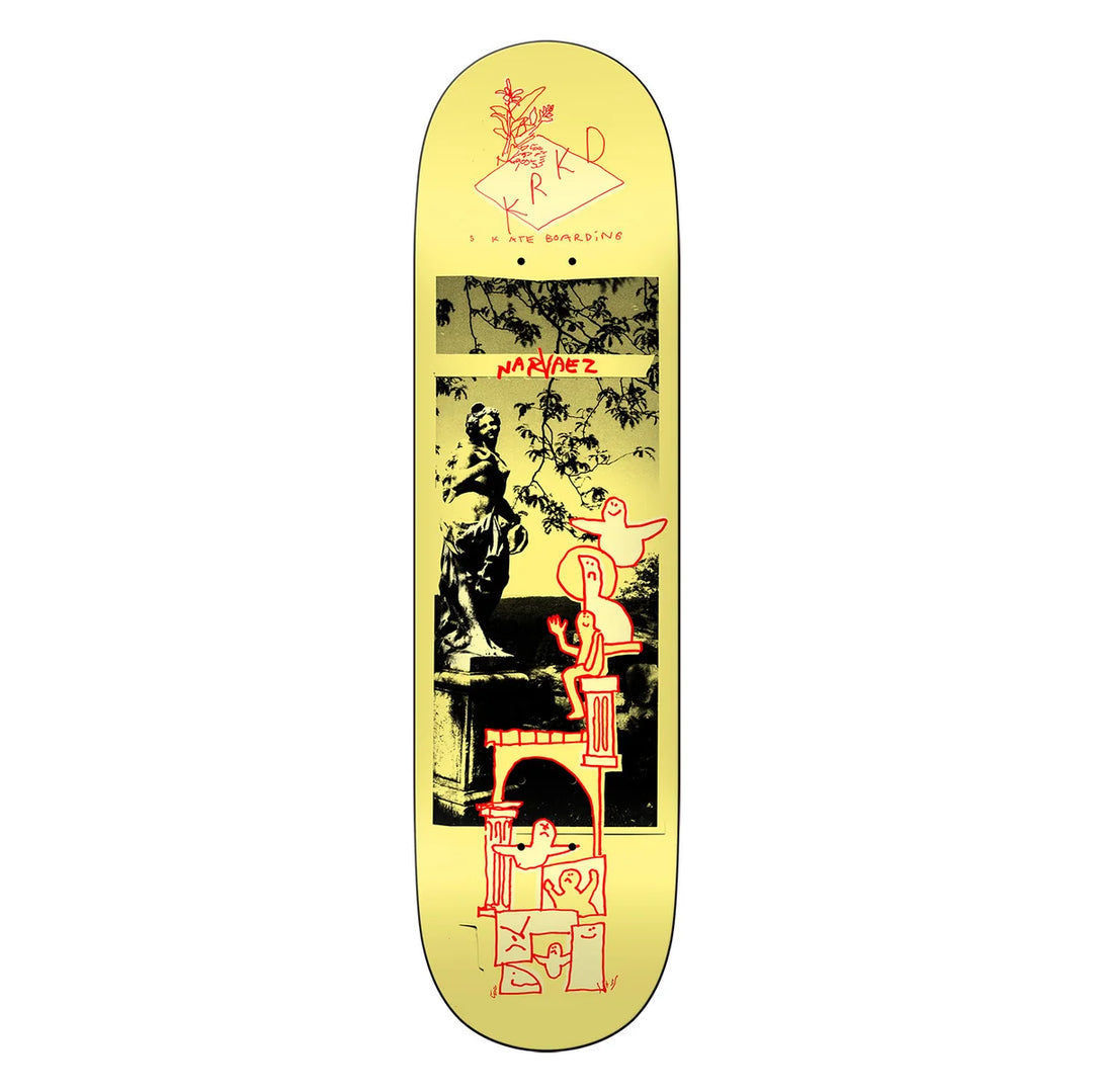 Krooked Sam Narvaez Sculpture Garden Deck 8.38