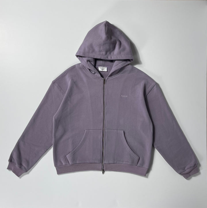 Mocean Grey Lilac Zip Hoodie