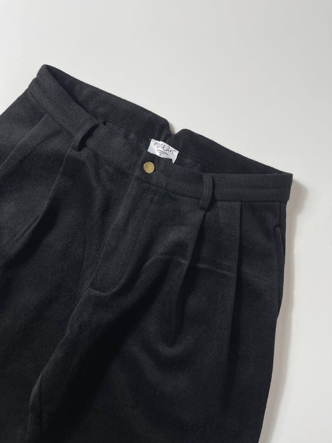 Mocean Black Alpaca Trousers