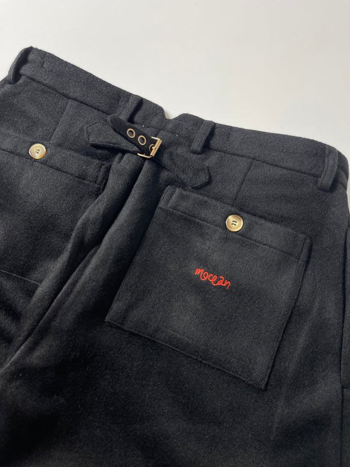 Mocean Black Alpaca Trousers