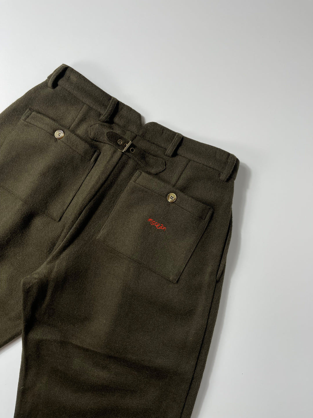 Mocean Olive Alpaca Trousers