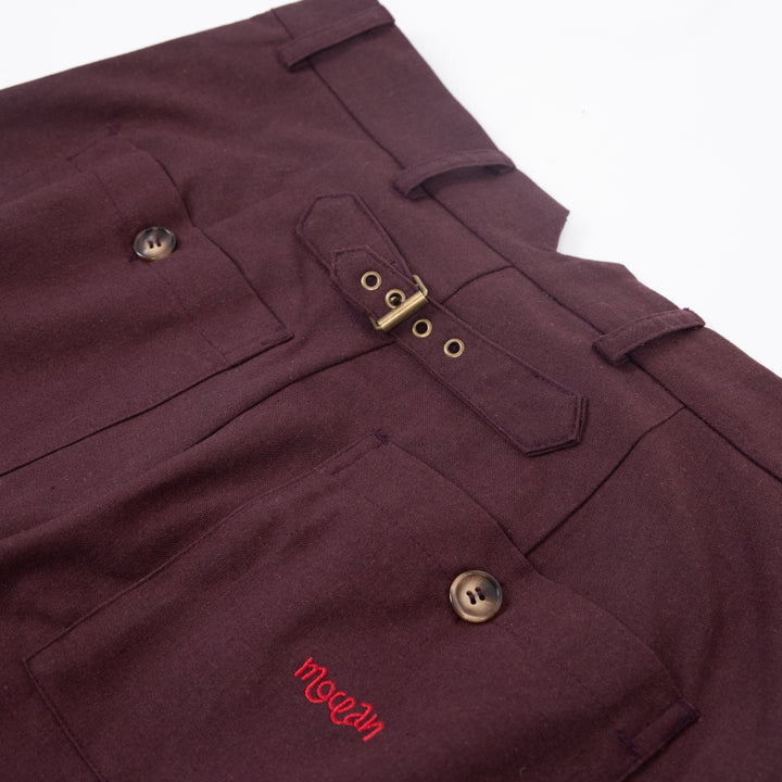 Mocean Linen Pants Cherry Brown