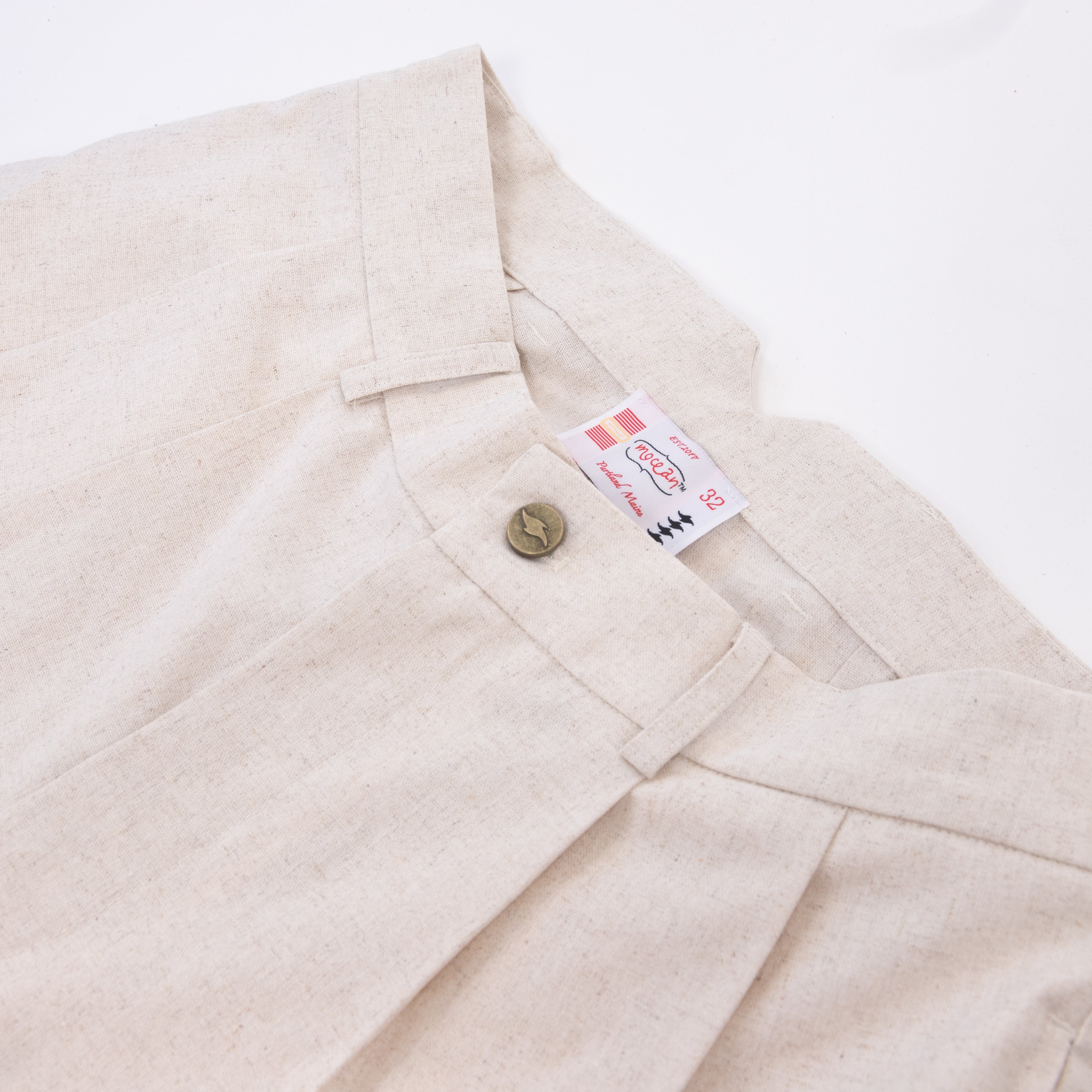2025 Speakeasy Linen Pants Beige – moceanskate