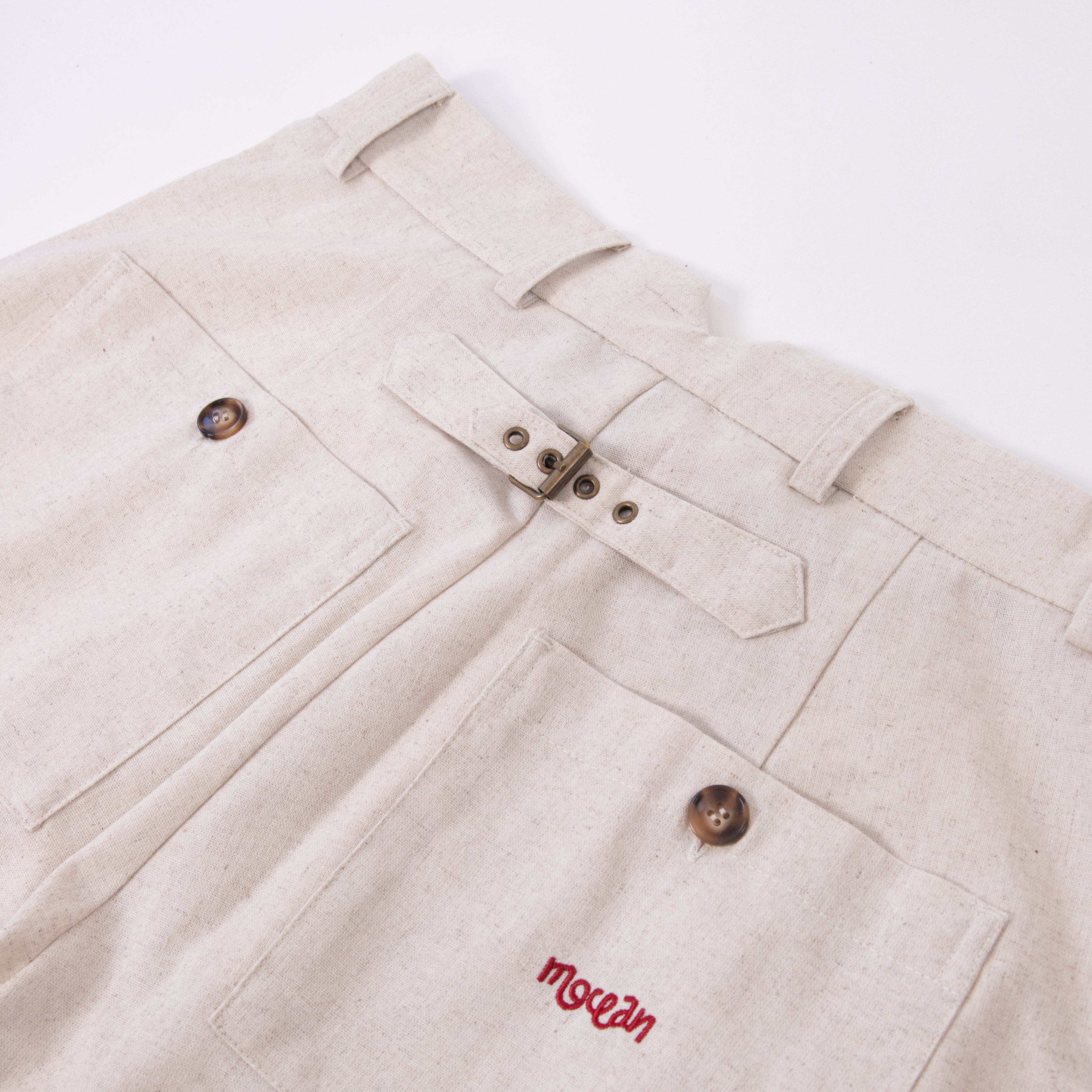 2025 Speakeasy Linen Pants Beige – moceanskate