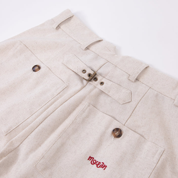 Mocean Linen Pants Beige