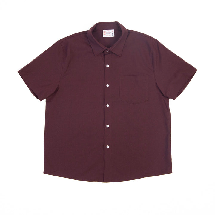 Mocean Linen Shirt Cherry Brown