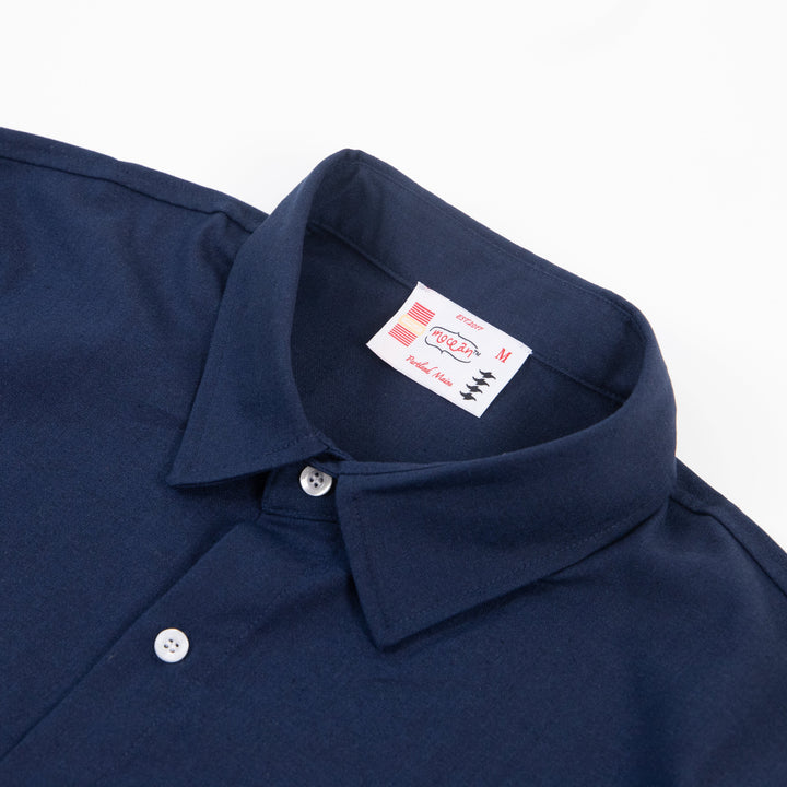 Mocean Linen Shirt Navy