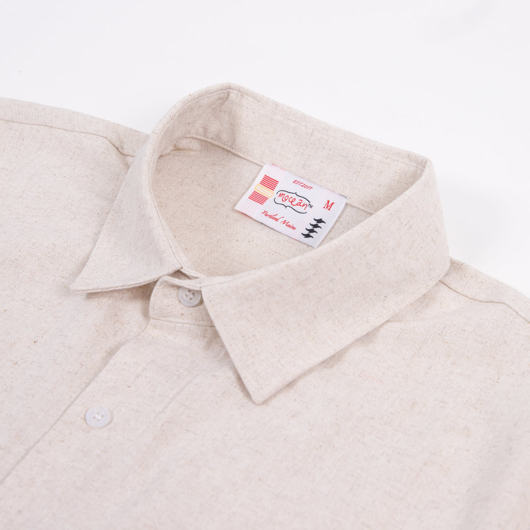Mocean Linen Shirt Beige