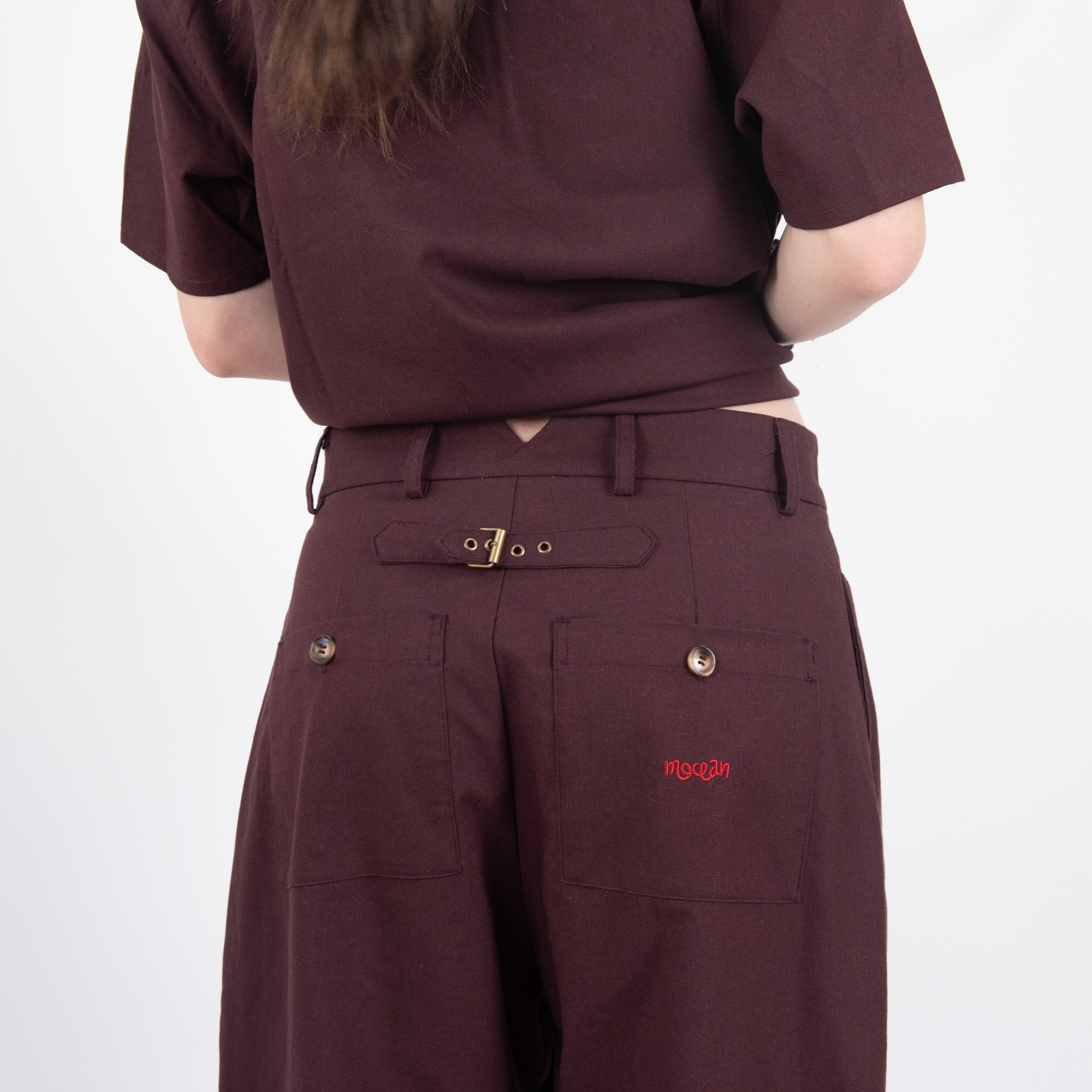 2025 Speakeasy Linen Pants Cherry Brown – moceanskate
