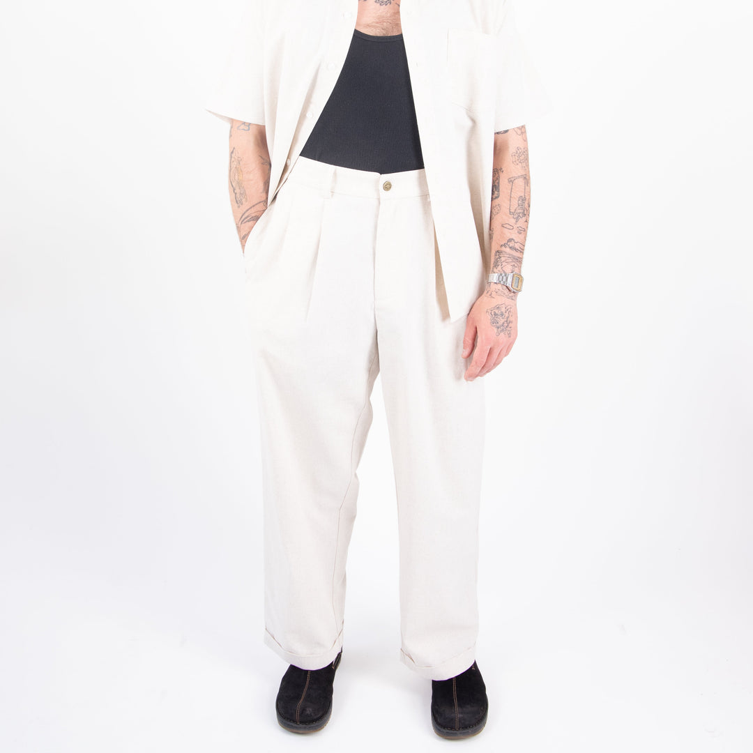 Mocean Linen Pants Beige
