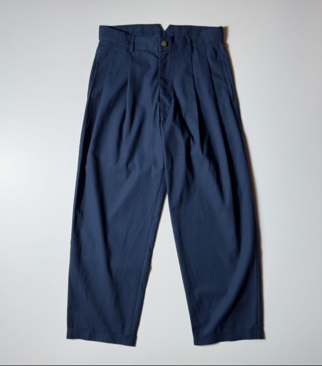 Mocean Navy Blue Linen Slacks