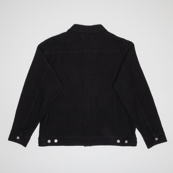 Black Textured Over Shirt