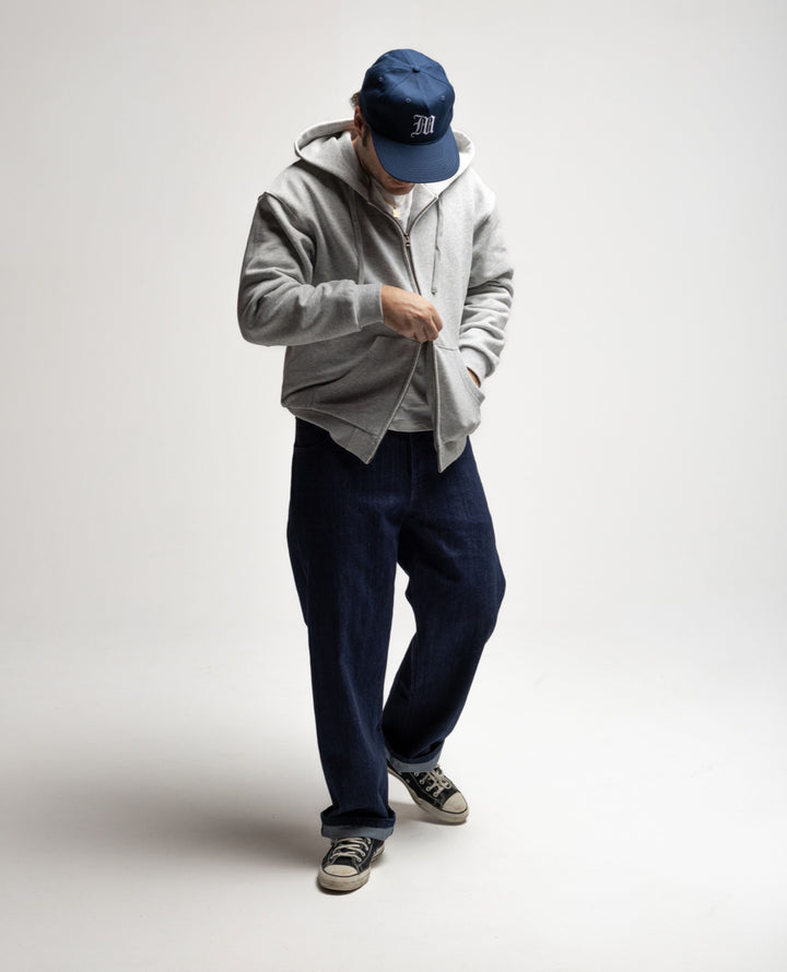 Thermal Lined Heather Grey Hoodie