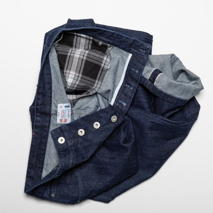Straight-wide Selvedge Denim Indigo