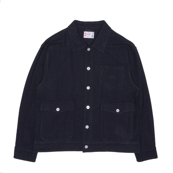 Black Textured Over Shirt