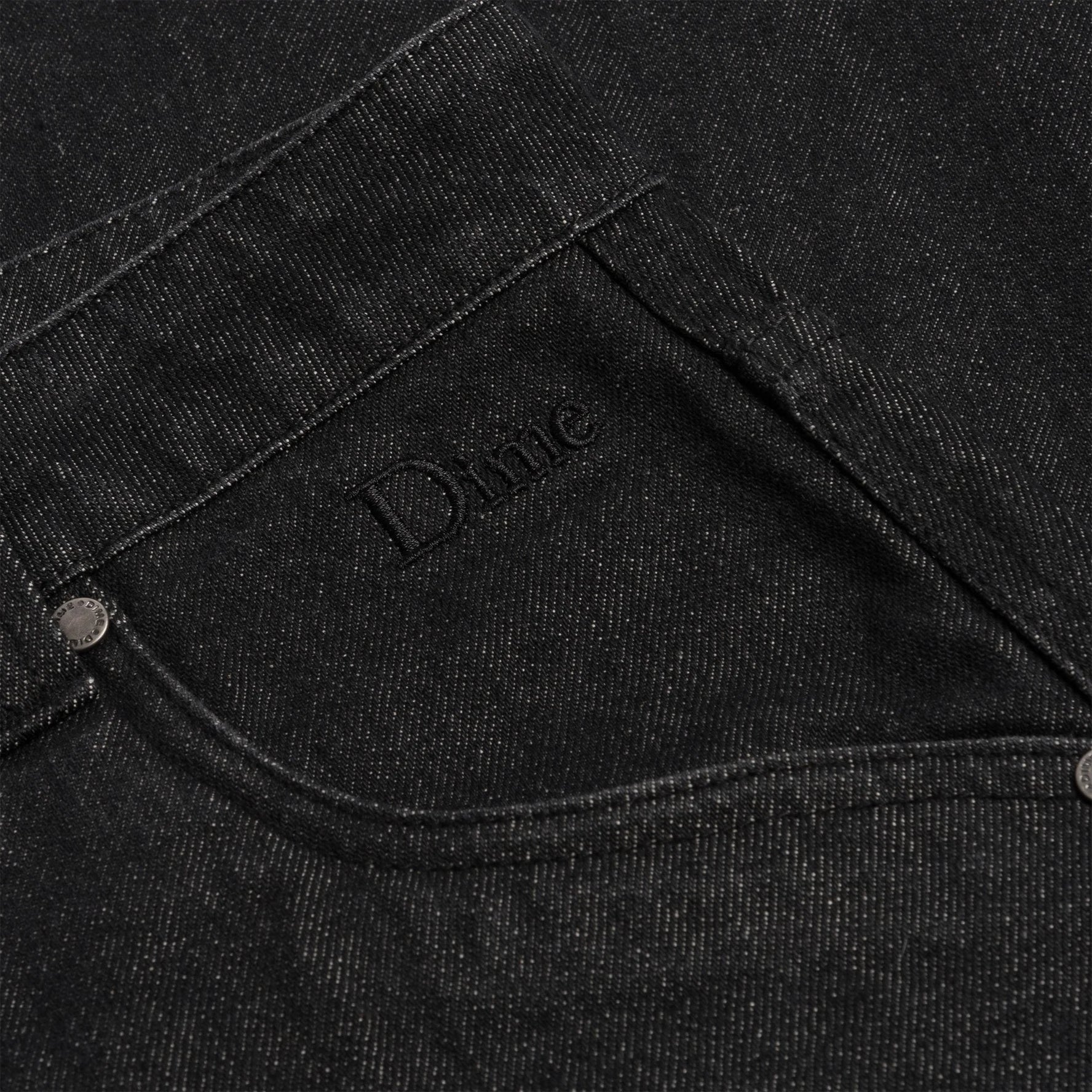 Dime CLASSIC BAGGY DENIM PANTS Black Washed