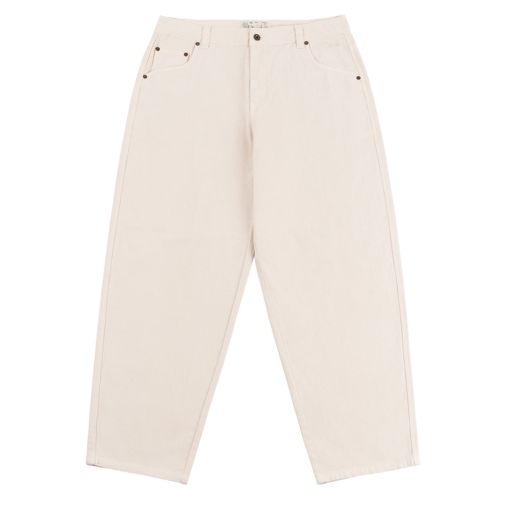 Dime CLASSIC BAGGY DENIM PANTS Warm White