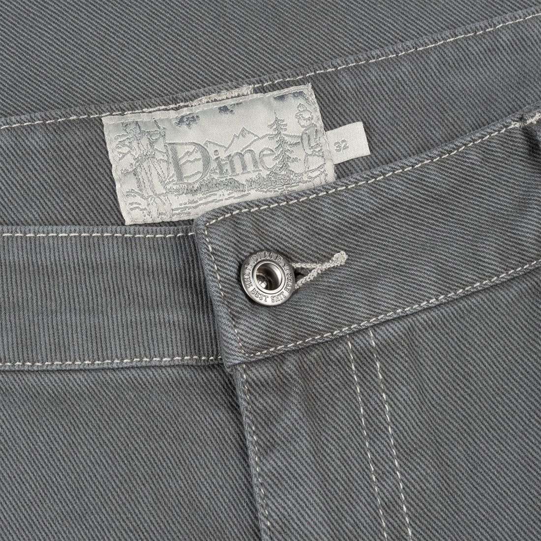 Dime CLASSIC BAGGY DENIM PANTS Dark Gray