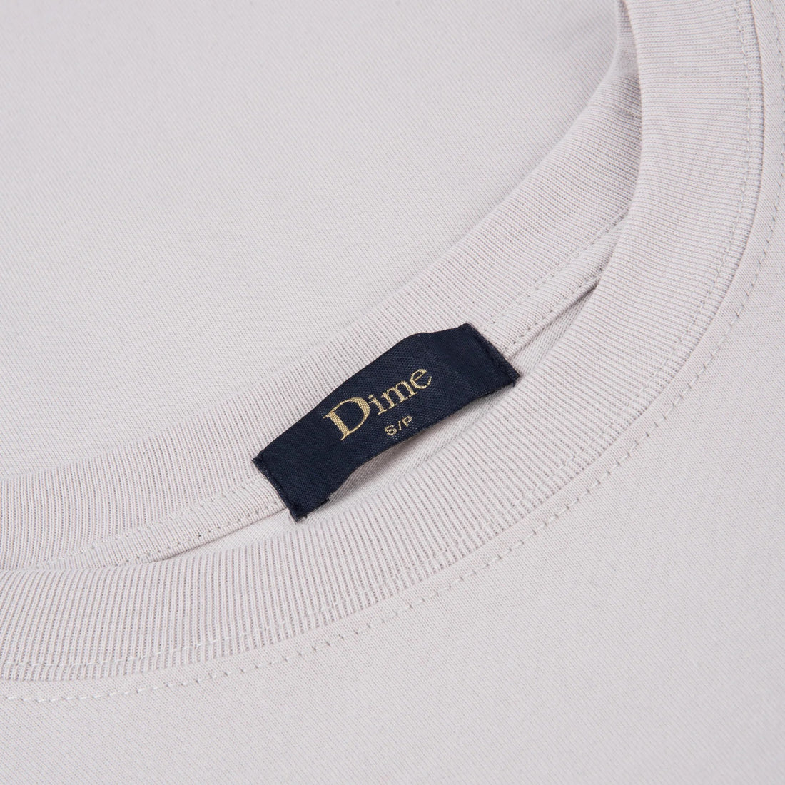Dime CLASSIC SMALL LOGO T-SHIRT Cement
