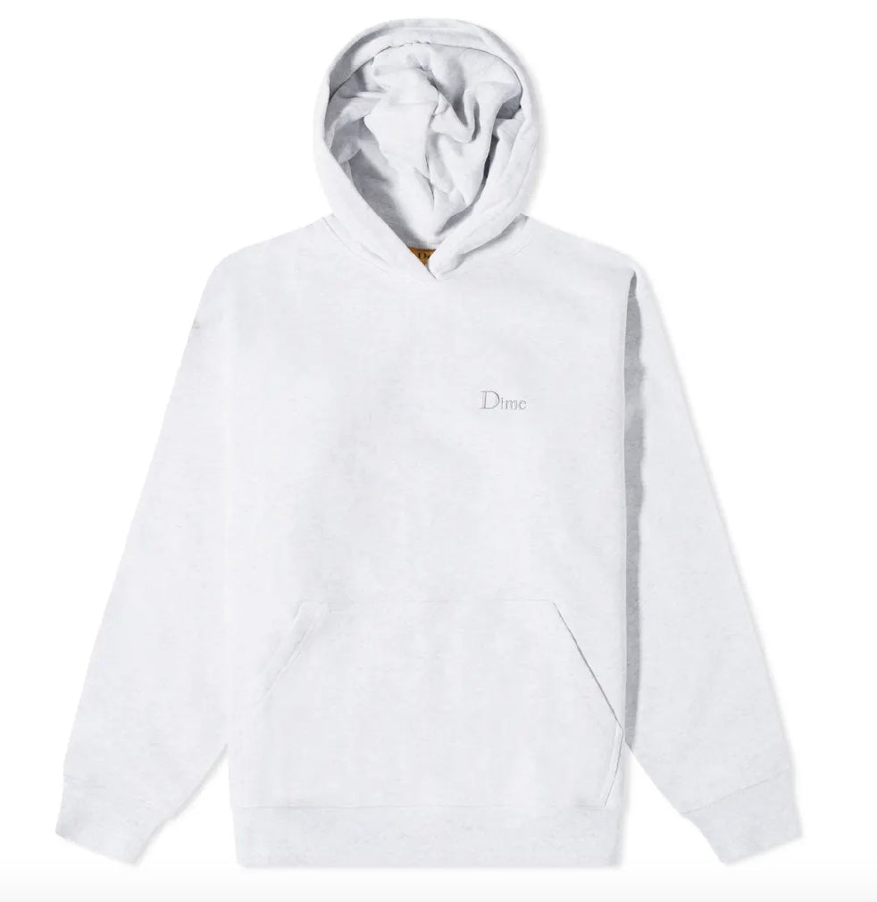 Dime Classic Small Logo Hoodie Ash