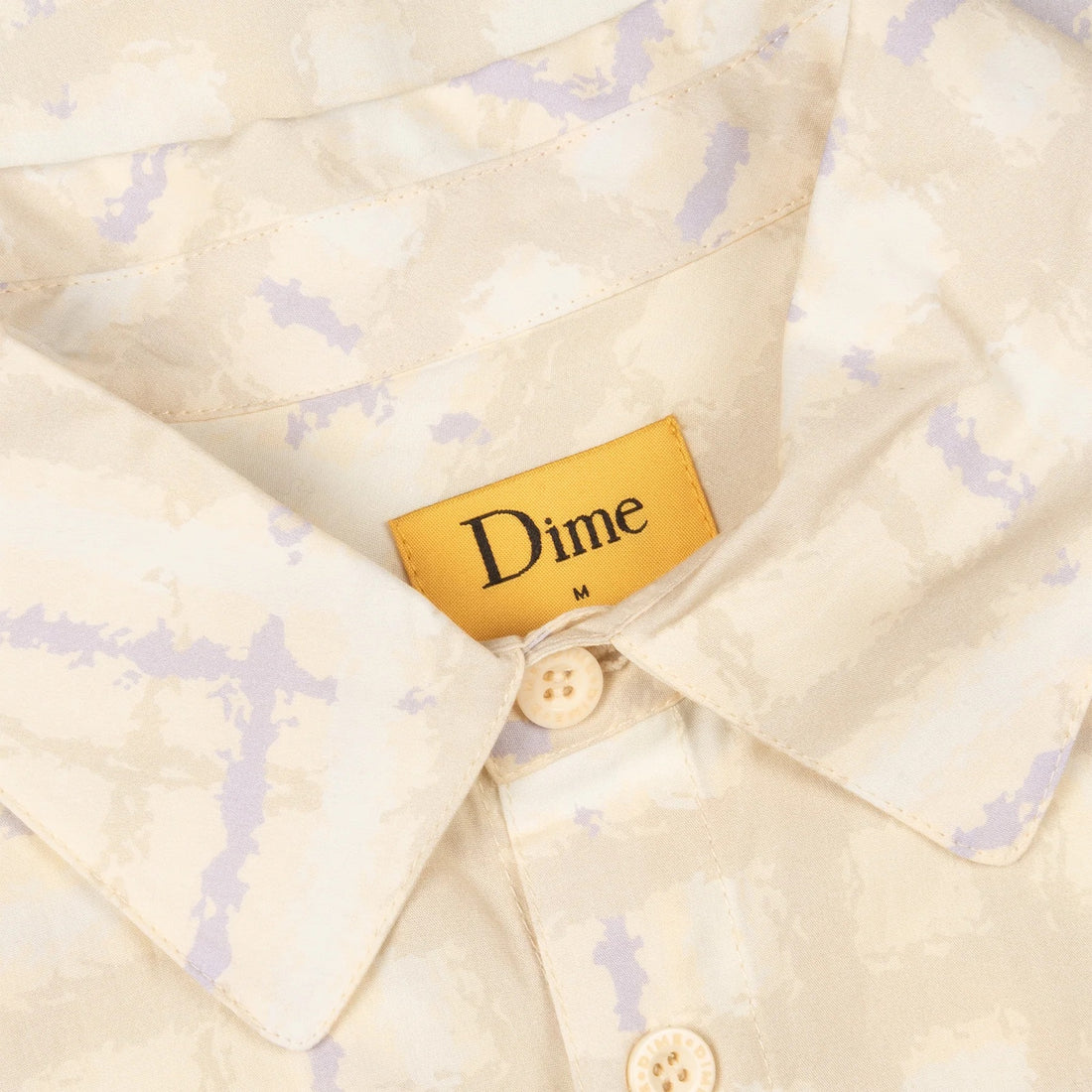 Dime RESORT PLAID SHIRT Cream Multi