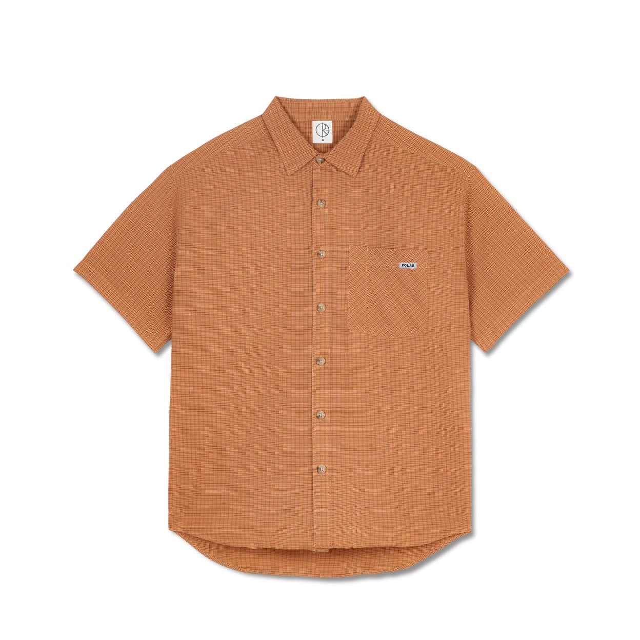 Polar Skate Co. MITCHELL SHIRT - RUST