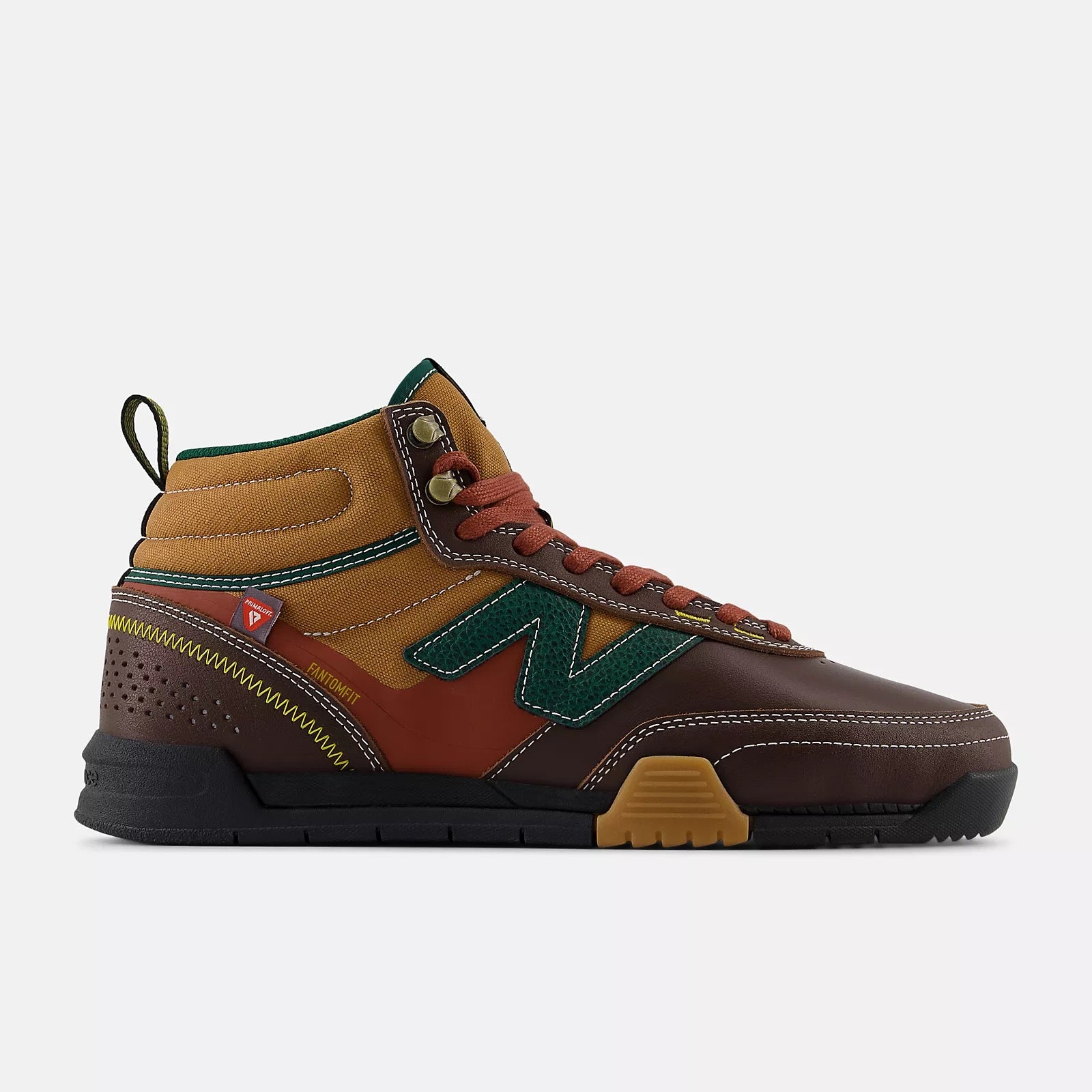 New Balance Numeric 440 v2 Trail High  Brown with forest green