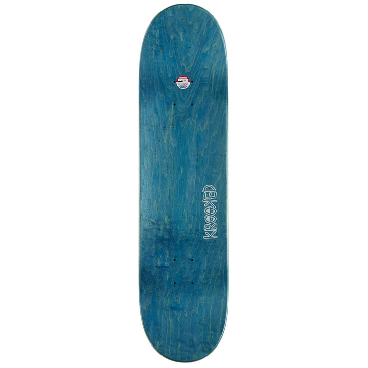 Krooked Skateboards Worrest Gold Burd Slick Skateboard Deck 8.3