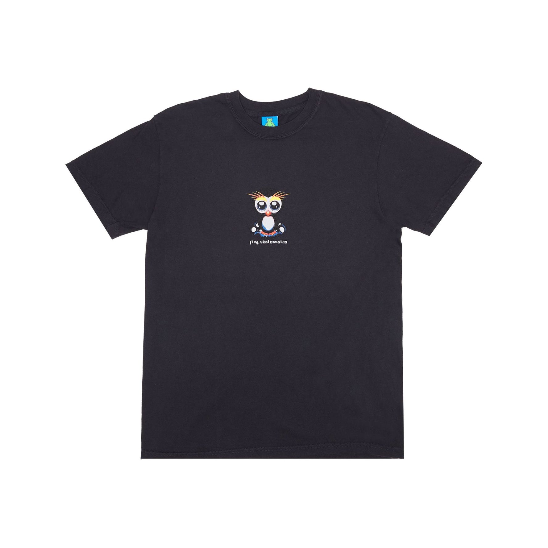 Frog Skateboards Secret Penguin Tee (Faded Black)