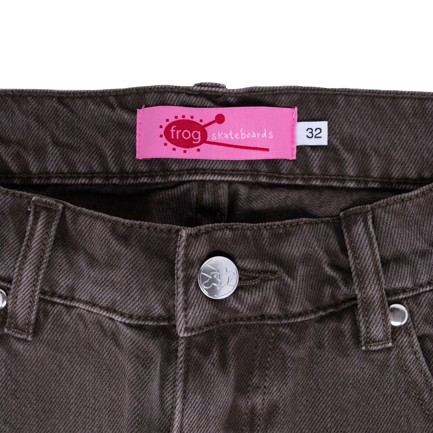 Frog Skateboards Five Pocket Denim (Brown)