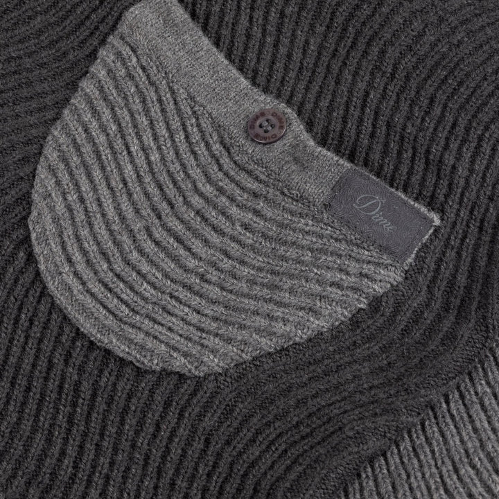 Dime WAVE KNIT CARDIGAN
