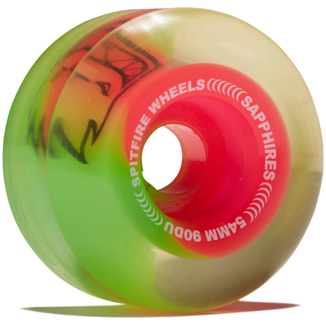 SPITFIRE WHEELS 90D SAPPHIRES Pink/Green