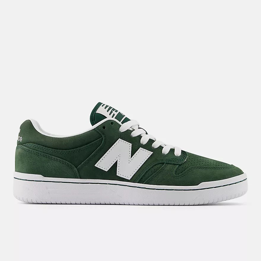 New Balance Numeric 480 Forest Green and White