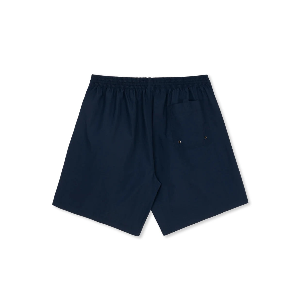 Polar Skate Co. SWIM SHORTS | SQUARE STRIPE - NAVY / ORANGE