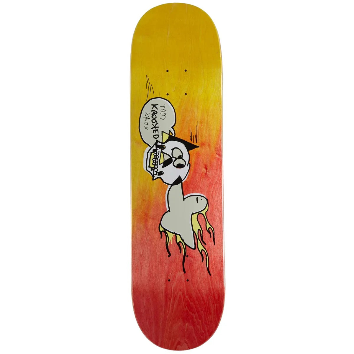 Krooked Skateboards Knox Burn Bird Skateboard Deck 8.25