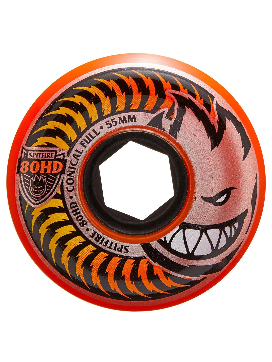 Spitfire Wheels 80 HD Conical Full Fade Orange