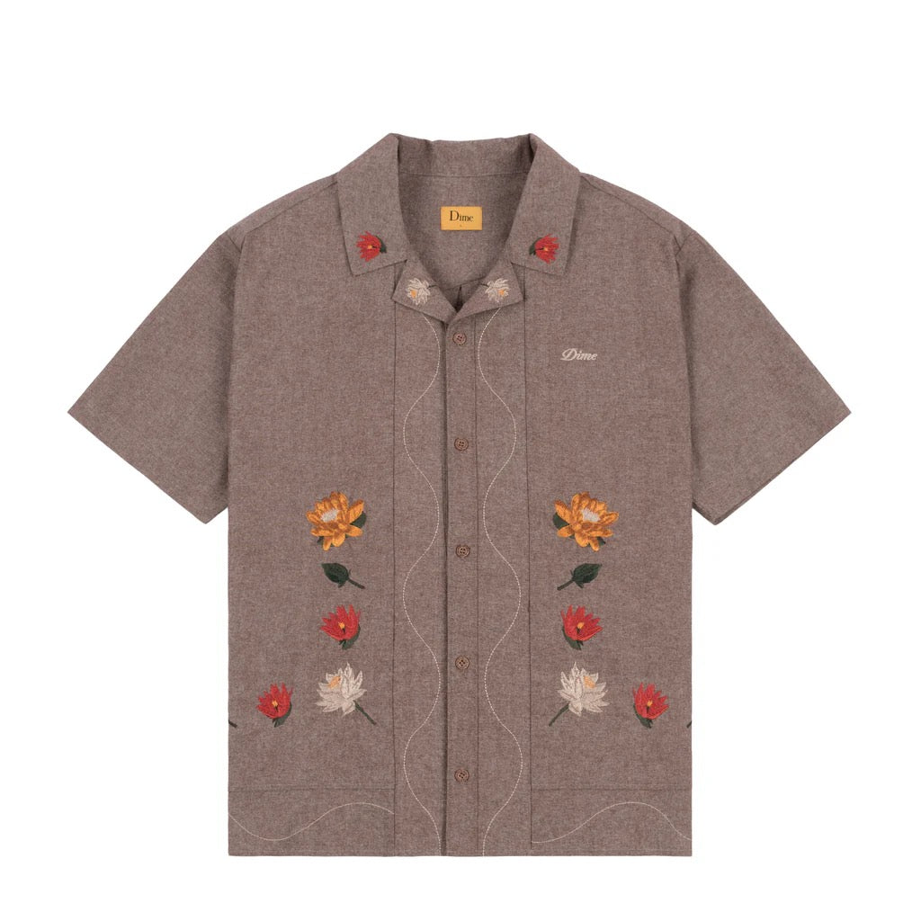 DIME LOTUS BUTTON UP SS