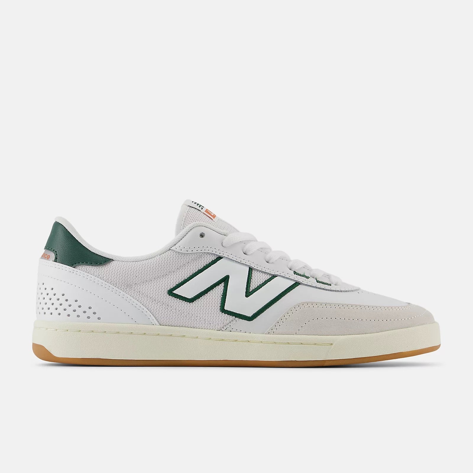 New Balance Numeric 440 V2 White with Forest Green