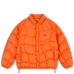 Dime Wave Puffer Jacket Orange