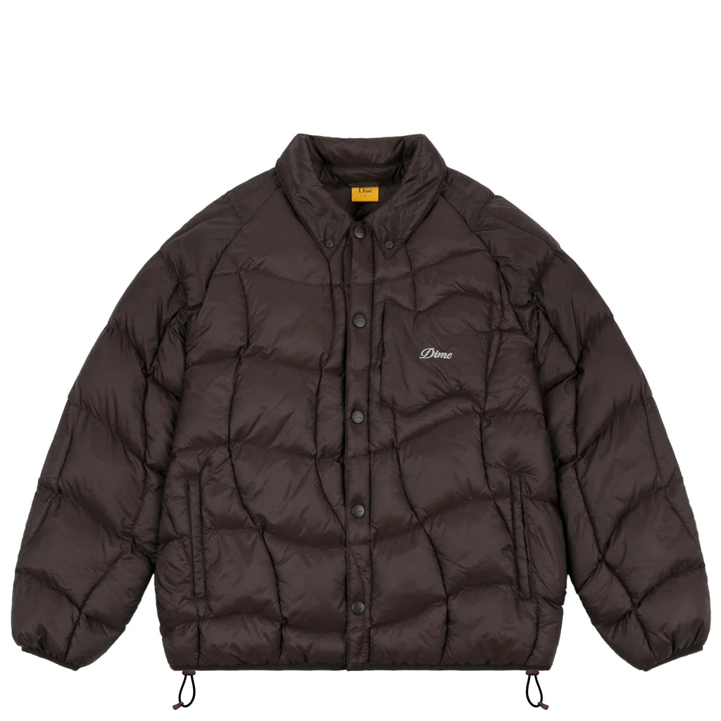 Dime Wave Puffer Jacket Expresso