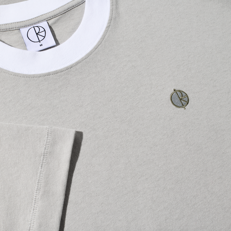 Polar Skate Co. Surf Panel Tee Silver/White