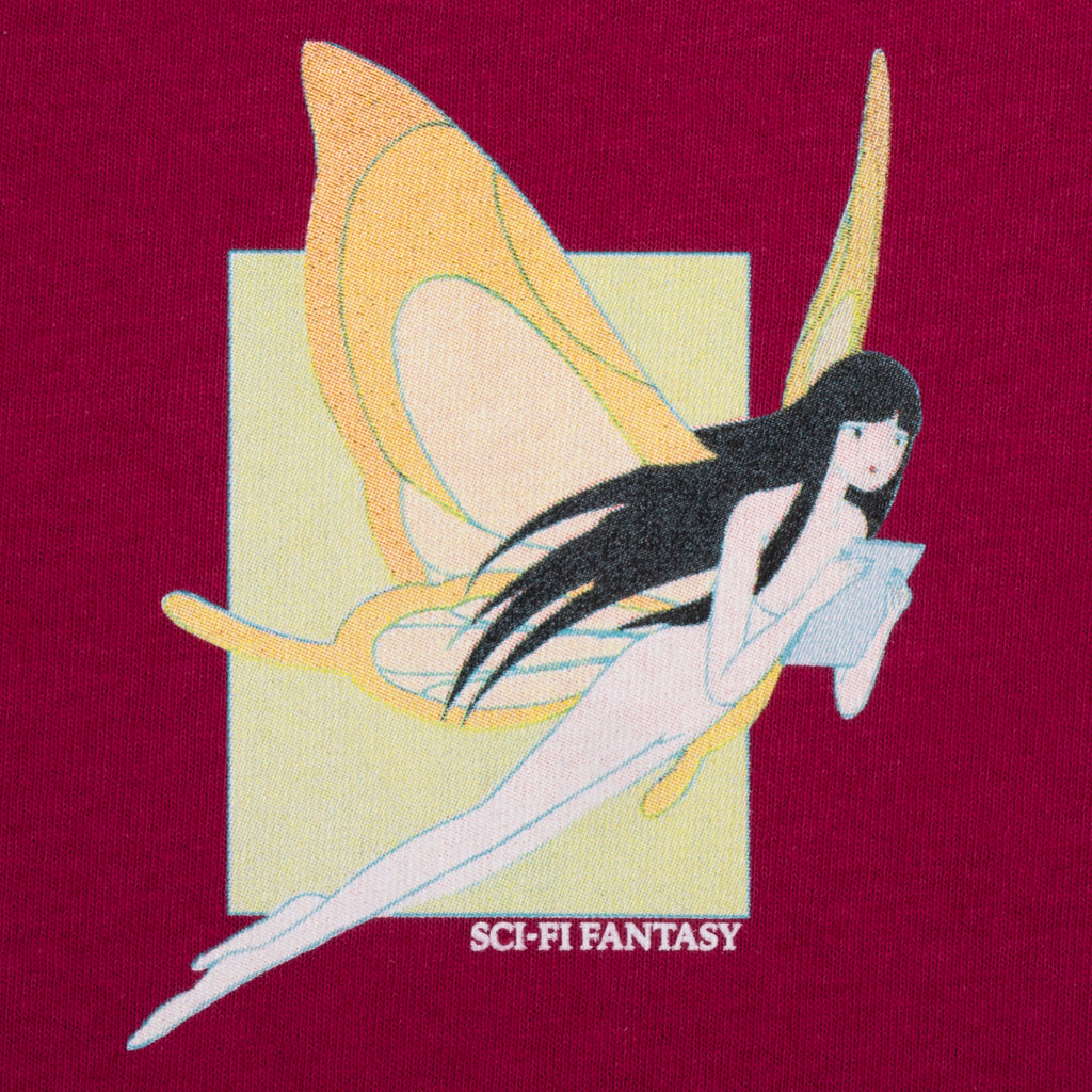 Sci-Fi Fantasy T- Shirt Moth Girl Tee