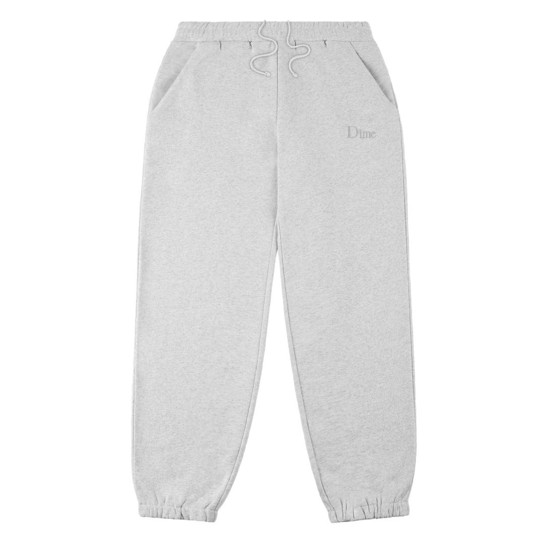 Dime Classic Small Logo Sweatpants Heather Gray