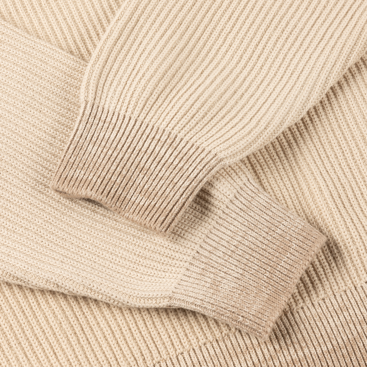 Dime Double Zip Knit Tan